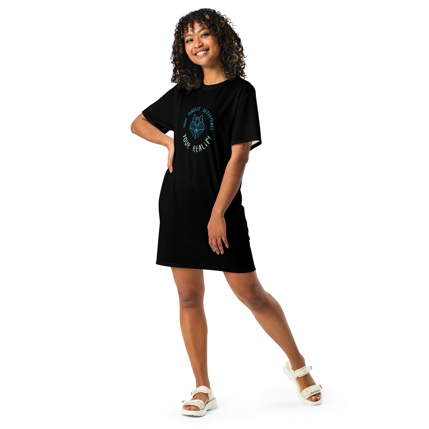 Mindset T-shirt dress (Black)