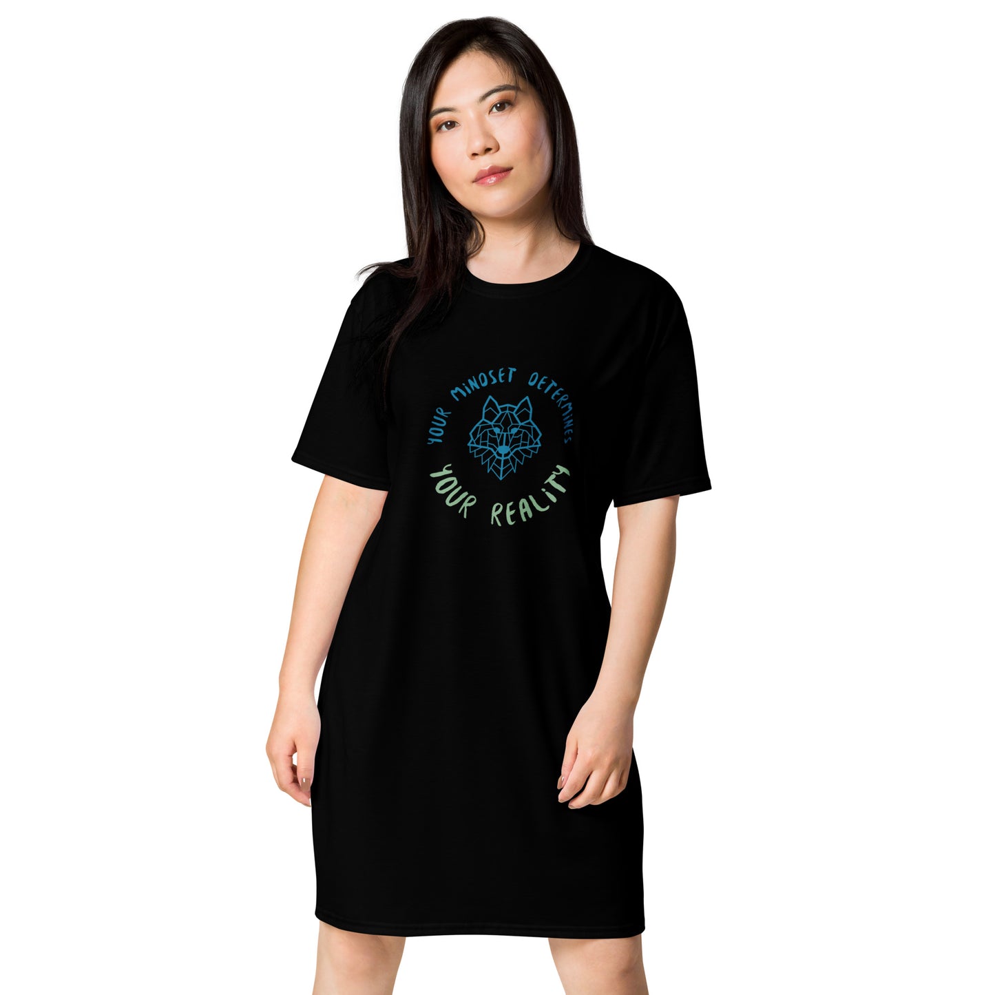 Mindset T-shirt dress (Black)