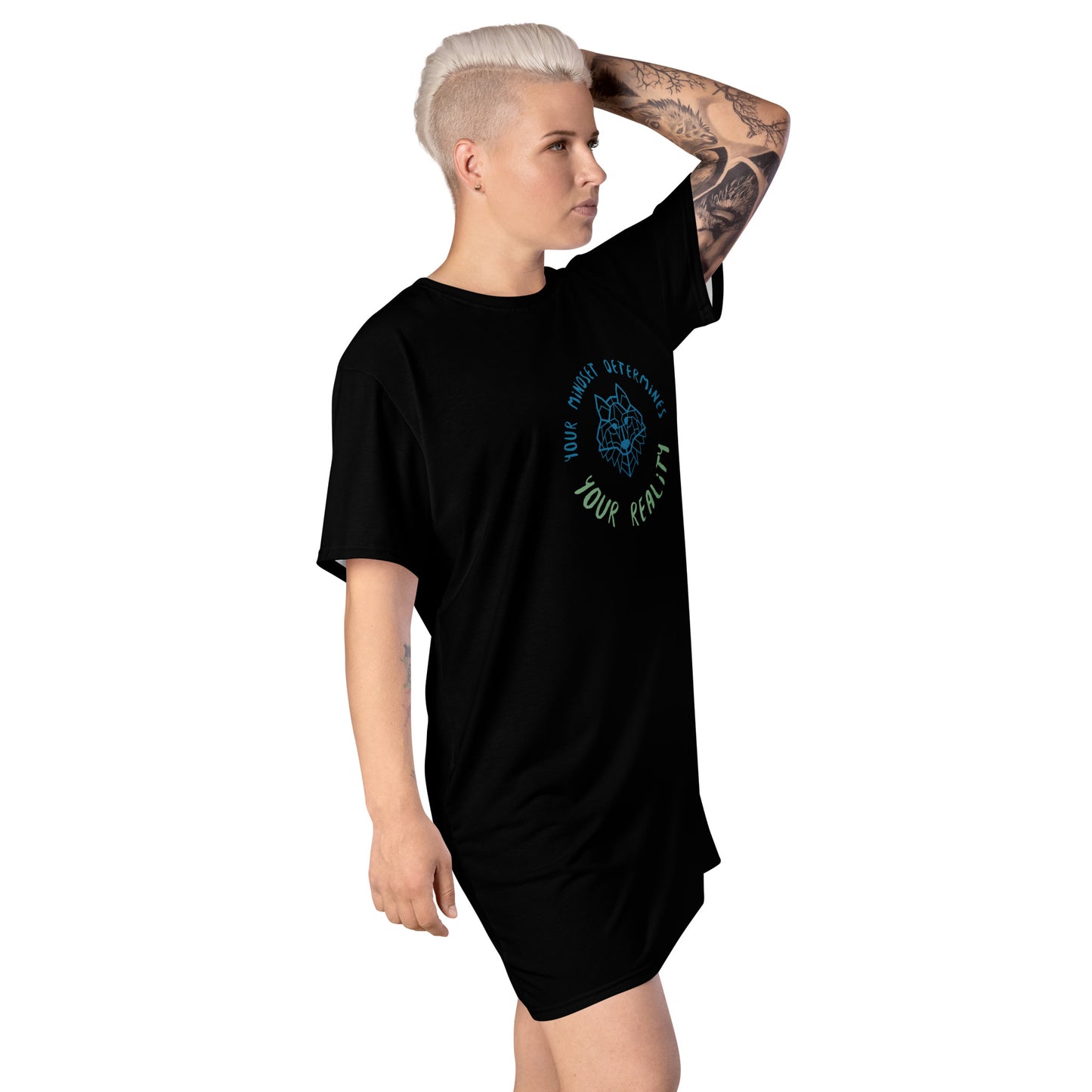 Mindset T-shirt dress (Black)