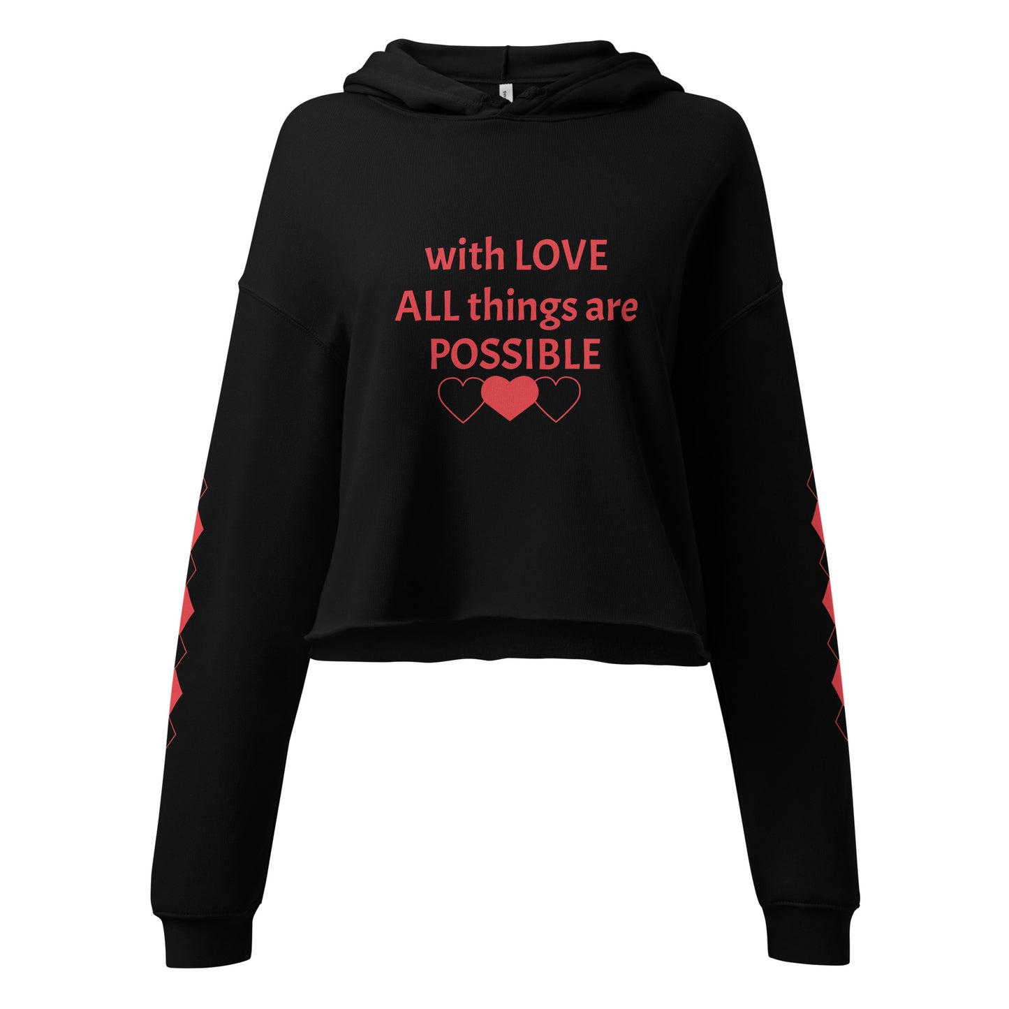 Possible Love Crop Hoodie