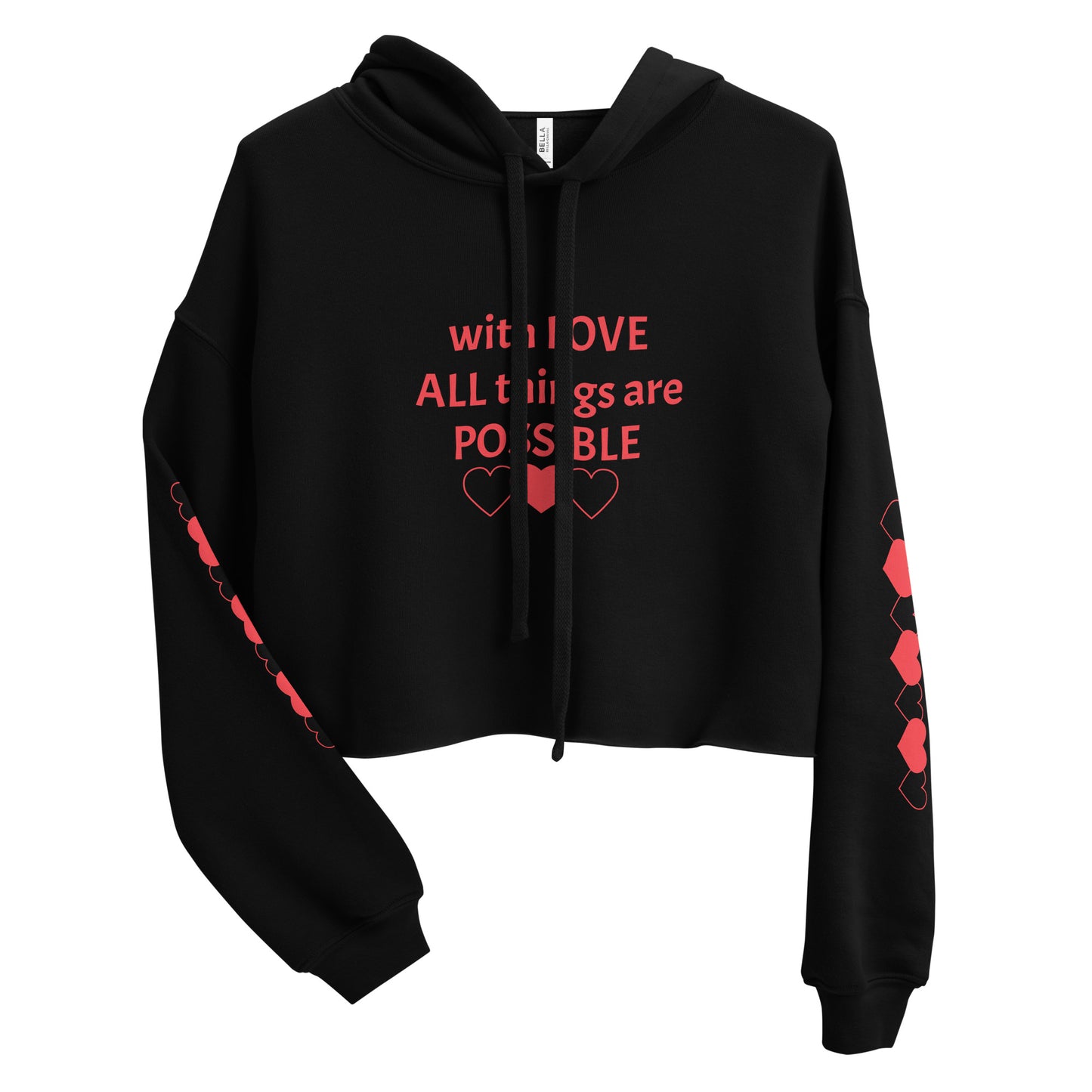 Possible Love Crop Hoodie